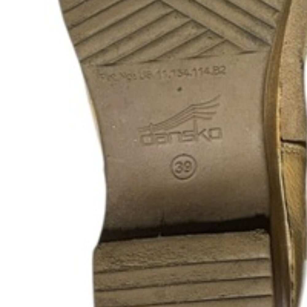 Dansko Brenna Slip On Clog Mule Beige Size 9 - image 14